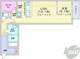 北海道札幌市豊平区月寒西三条7丁目（賃貸マンション1LDK・1階・45.25㎡） その2