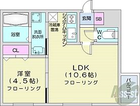 スリーナインYG  ｜ 北海道札幌市東区北二十一条東2丁目（賃貸マンション1LDK・3階・36.68㎡） その2