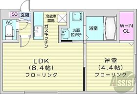 北海道札幌市白石区東札幌二条5丁目（賃貸マンション1LDK・1階・32.00㎡） その2