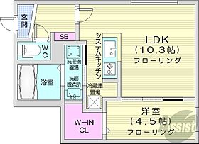 北海道札幌市豊平区月寒西一条6丁目（賃貸マンション1LDK・3階・35.45㎡） その2