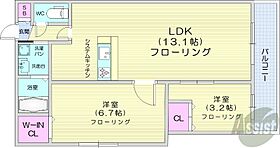 ラグナベルデ北9条  ｜ 北海道札幌市東区北九条東11丁目（賃貸マンション2LDK・2階・50.59㎡） その2