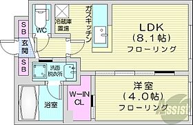 北海道札幌市中央区南八条西9丁目（賃貸マンション1LDK・2階・30.28㎡） その2