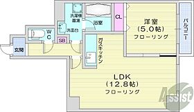 北海道札幌市中央区北五条西20丁目（賃貸マンション1LDK・7階・40.57㎡） その2