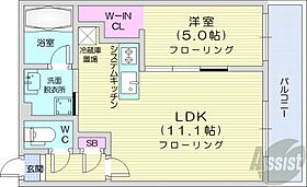 北海道札幌市東区北九条東6丁目（賃貸マンション1LDK・3階・37.18㎡） その2