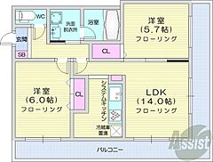 物件の間取り
