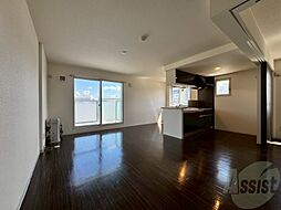 札幌市営東西線 バスセンター前駅 徒歩15分の賃貸マンション 4階2LDKのリビング/ダイニング