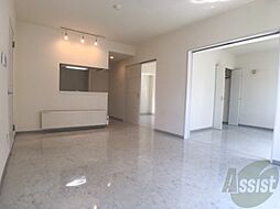 札幌市営東西線 西11丁目駅 徒歩10分の賃貸マンション 5階2LDKのリビング/ダイニング