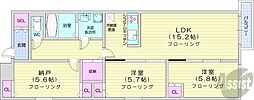 THE MODERN 伏見 3LDKの間取図画像