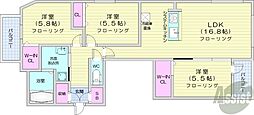 間取図画像 3LDK