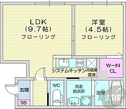 間取図画像 1LDK