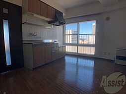 札幌市営東西線 バスセンター前駅 徒歩6分の賃貸マンション 9階1DKのリビング/ダイニング