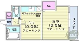 間取図画像 1DK