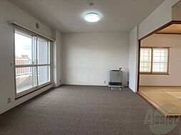 札幌市営南北線 中島公園駅 徒歩11分の賃貸マンション 6階2LDKのリビング/ダイニング