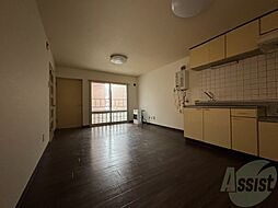 札幌市営東西線 西18丁目駅 徒歩17分の賃貸マンション 4階2LDKのリビング/ダイニング