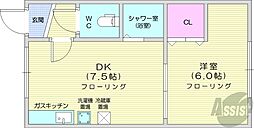 間取図画像 1DK