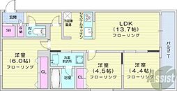 間取図画像 3LDK