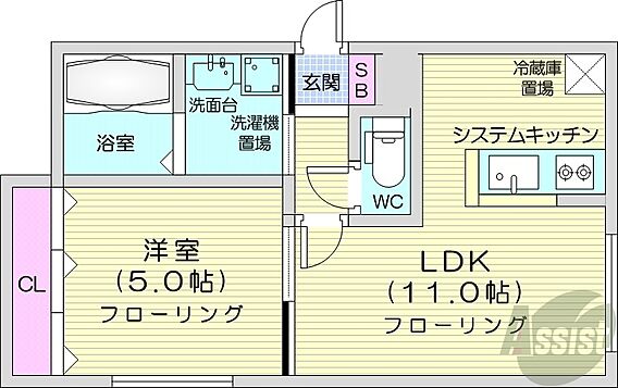 ピュアハーモニー北23条_間取り_0