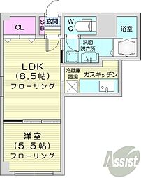 間取図画像 1LDK