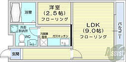 間取図画像 1LDK