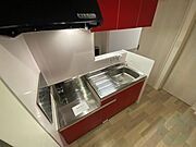 洗い場が大きくて洗い物もしやすそうです。