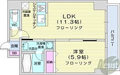 物件の間取り