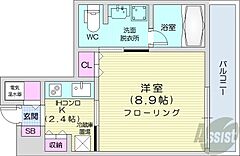 物件の間取り