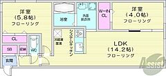 物件の間取り