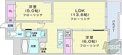 物件の間取り