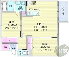 物件の間取り