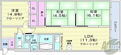 物件の間取り