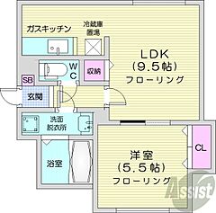 物件の間取り