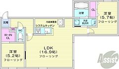 物件の間取り