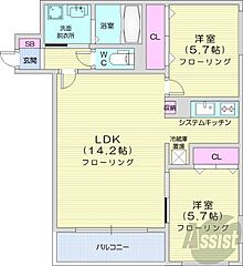 物件の間取り