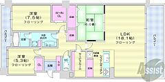 物件の間取り