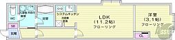 W912 1LDKの間取図画像