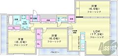 物件の間取り