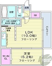 北海道札幌市中央区北二条西20丁目（賃貸マンション1LDK・4階・36.37㎡） その2