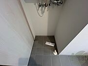 洗濯機はこちらの脱衣所に置くことができます！