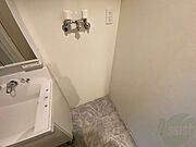 洗濯機はこちらの脱衣所に置くことができます！