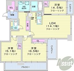 物件の間取り
