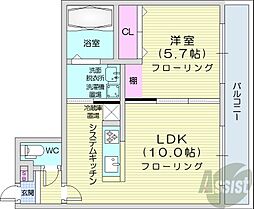 スペランツァ北円山 1LDKの間取図画像