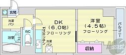 GRANDVIEW中島公園 1DKの間取図画像