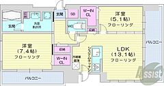 物件の間取り