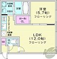 パインヒルズ北15条1階5.9万円