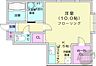 間取り：1K、エアコン、シャワートイレ、モニタ付インターホン