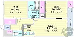 マイドリーム5 2LDKの間取図画像
