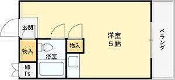 吹田宝ハイツアップル 331｜大阪府吹田市内本町１丁目(賃貸マンション1R・3階・14.64㎡)の写真 その2