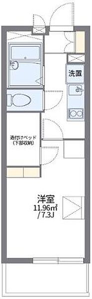 レオパレスグランドゥール 307｜大阪府高槻市東五百住町１丁目(賃貸マンション1K・3階・20.81㎡)の写真 その2