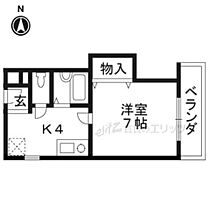 中村10番館 402 ｜ 大阪府茨木市中村町10-7（賃貸マンション1K・4階・22.40㎡） その2