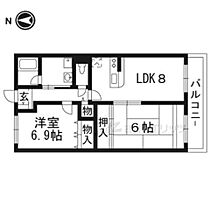 ケイズコート 106 ｜ 大阪府摂津市鶴野１丁目21-23（賃貸マンション2LDK・1階・54.00㎡） その2